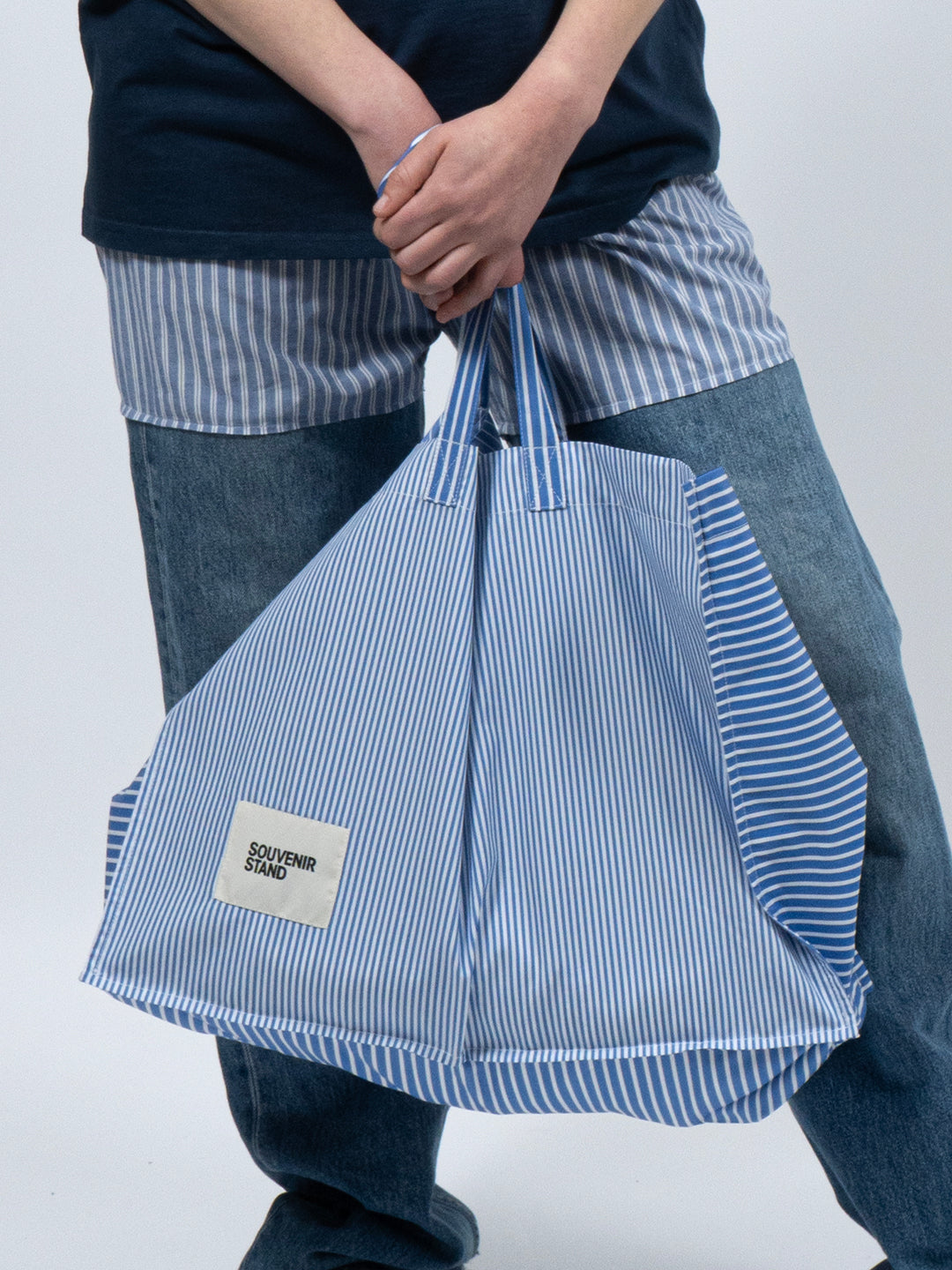 SOFT BOX POPLIN TOTE