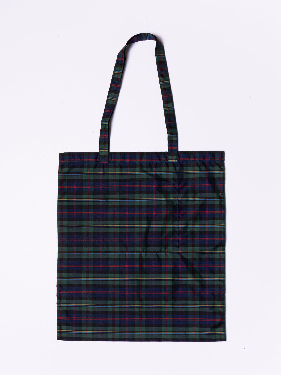 GREEN TARTAN TOTE
