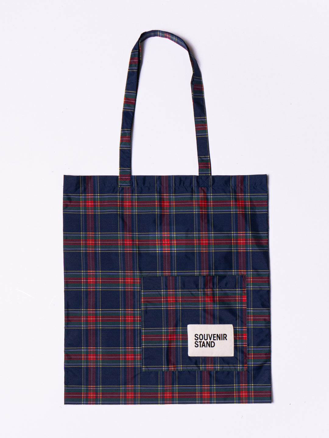 BLUE TARTAN TOTE