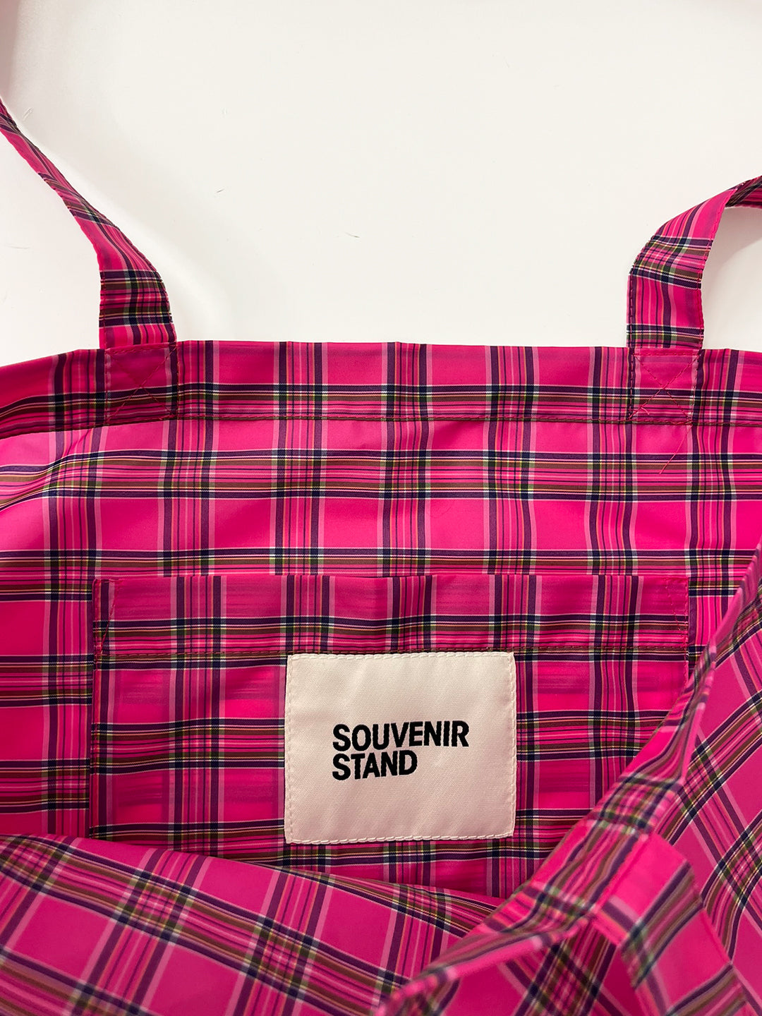 PINK TARTAN TOTE