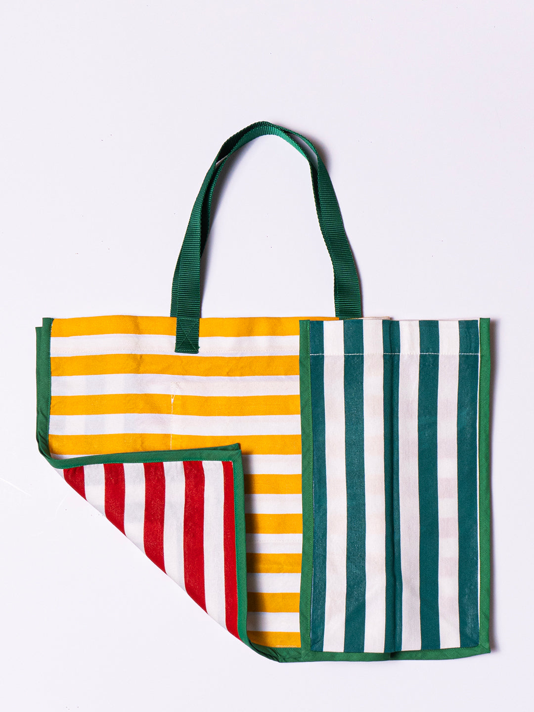 DECKCHAIR STRIPE BOX TOTE