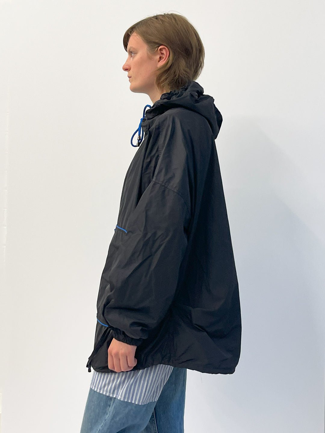 BLACK ANORAK / BAG