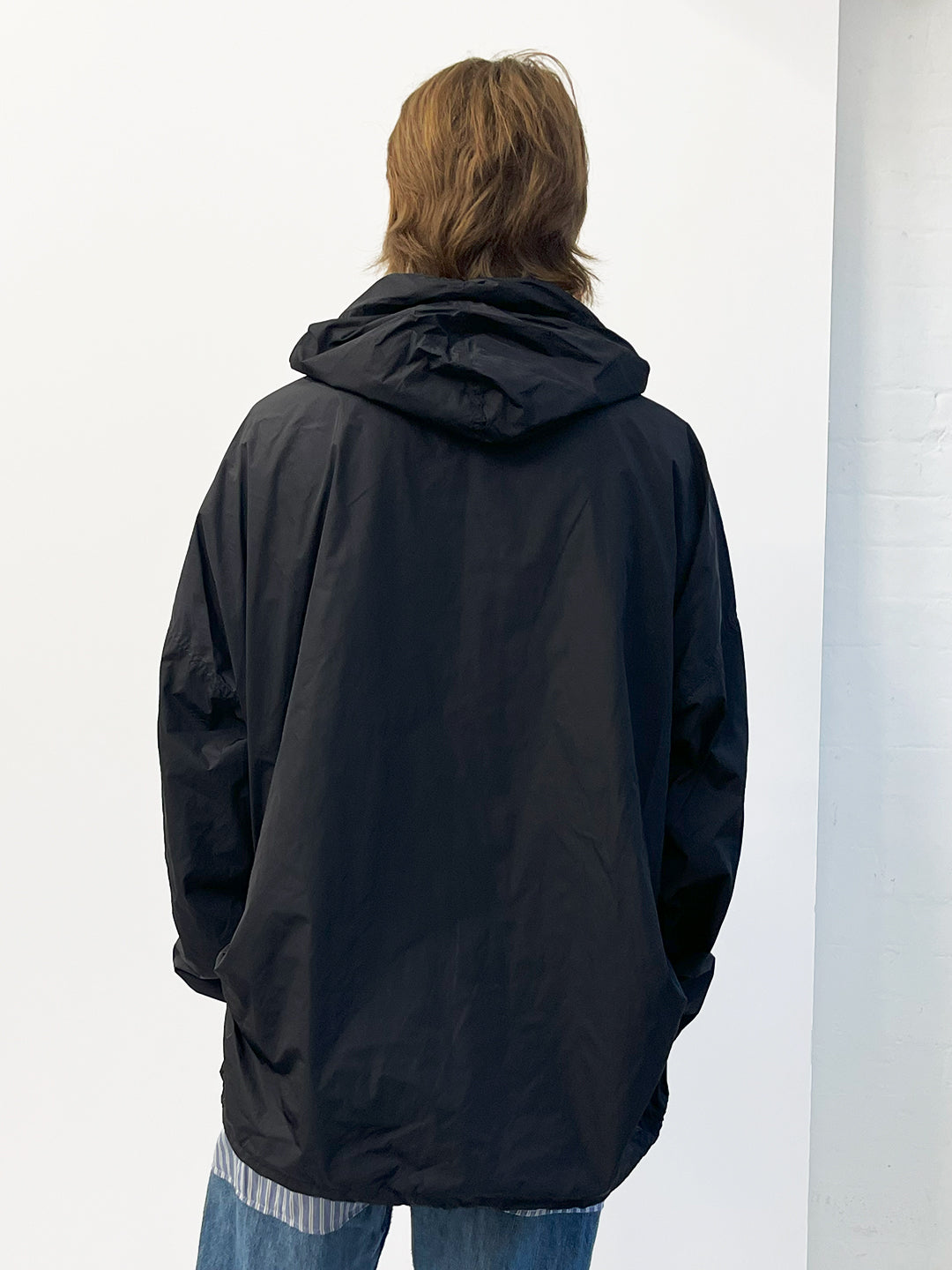 BLACK ANORAK / BAG