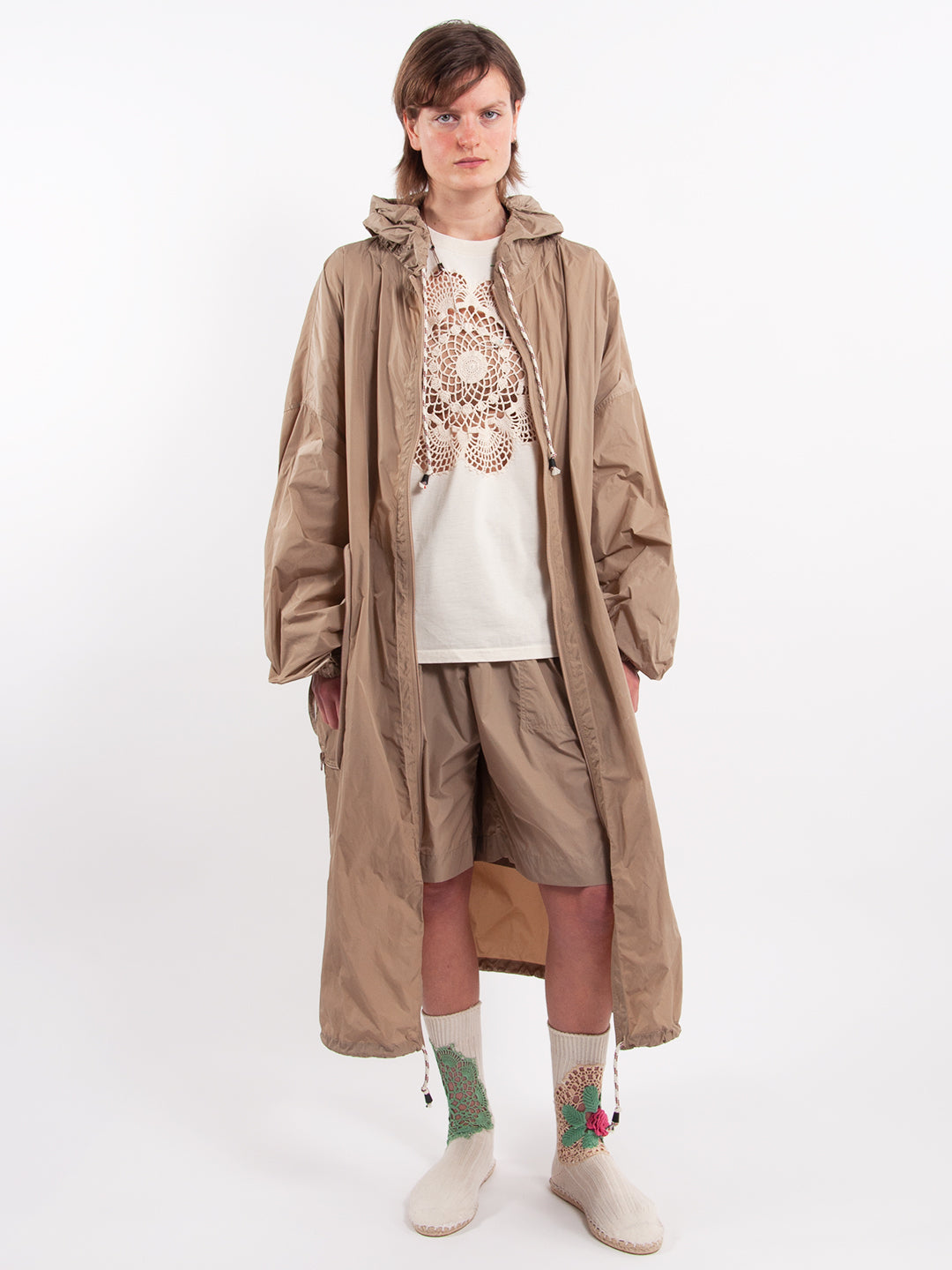 BEIGE PARKA / BAG