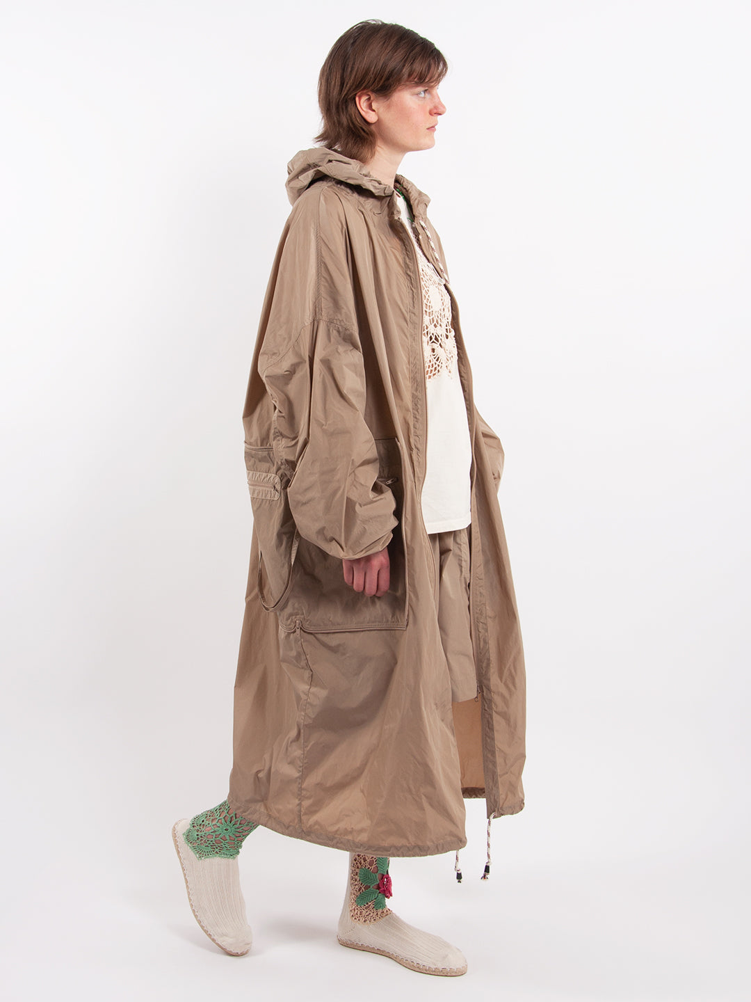 BEIGE PARKA / BAG