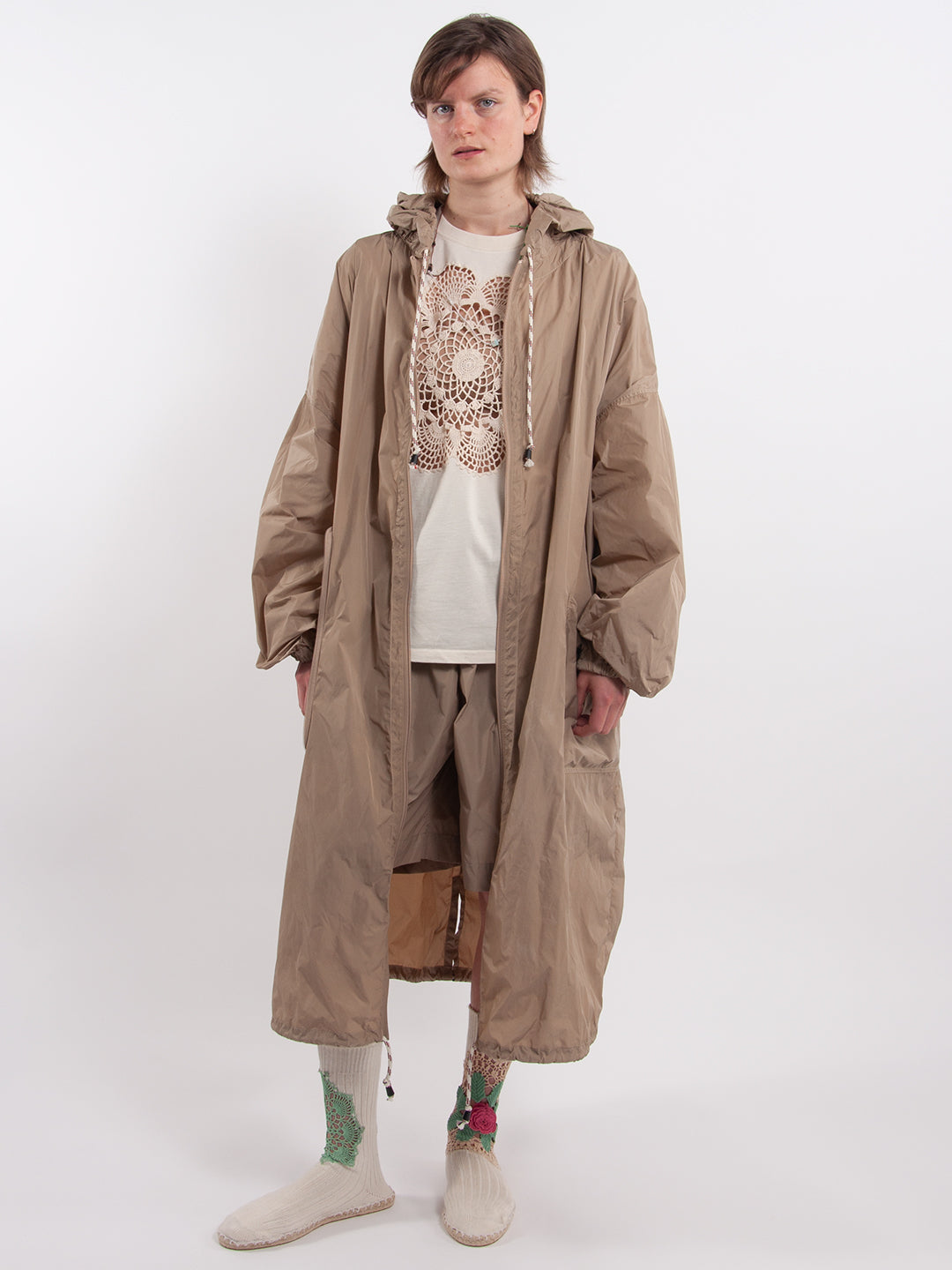 BEIGE PARKA / BAG