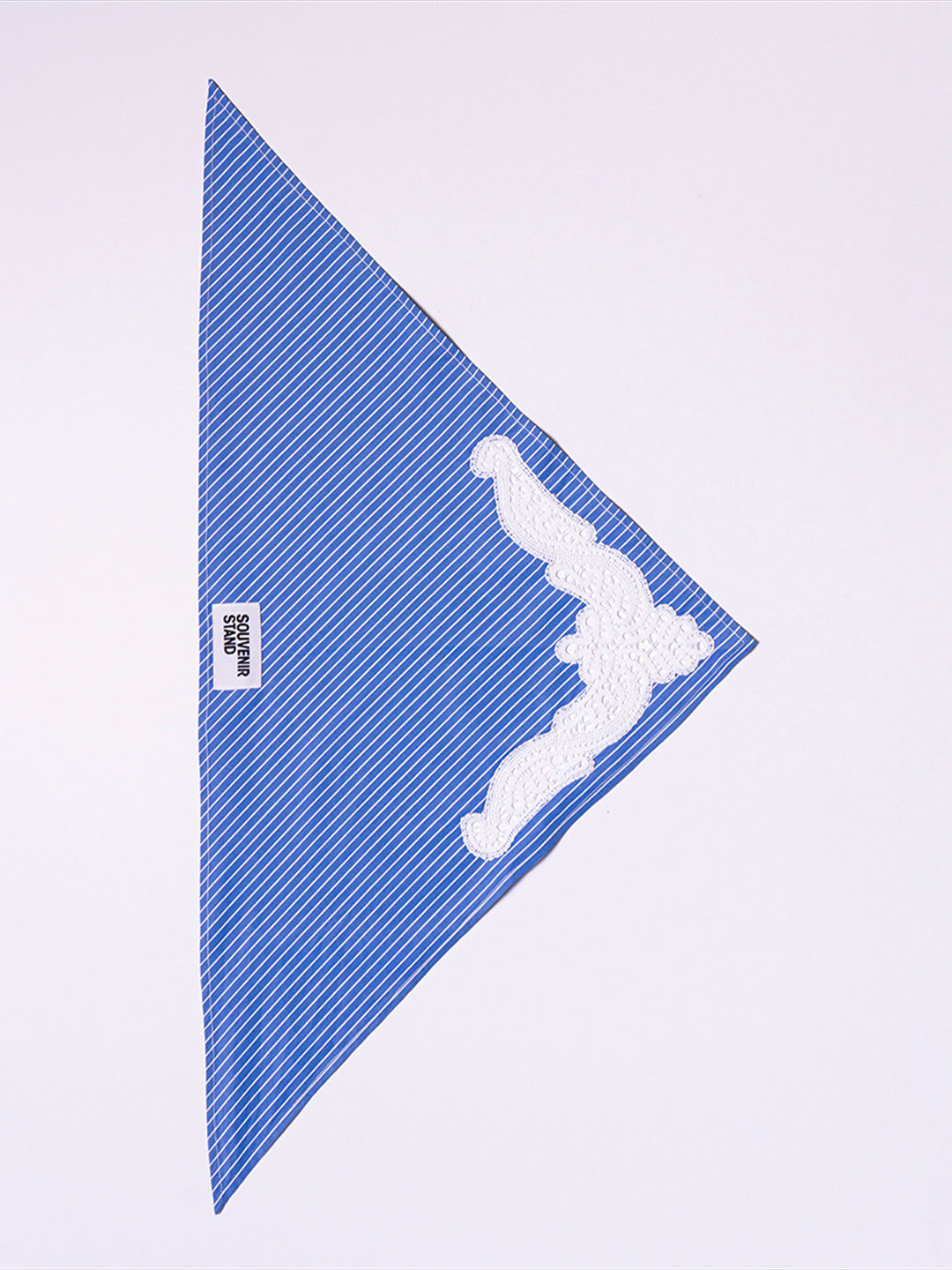 LACE INLAY STRIPE SCARF