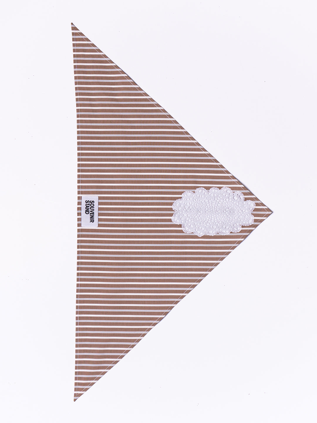 LACE INLAY STRIPE SCARF