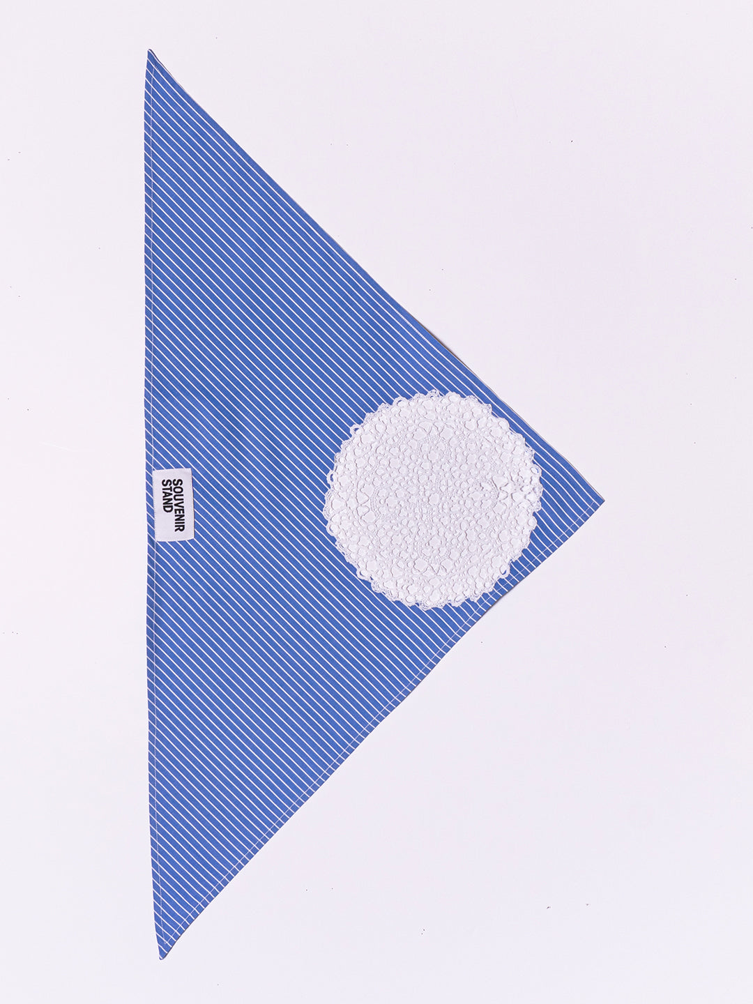 LACE INLAY STRIPE SCARF