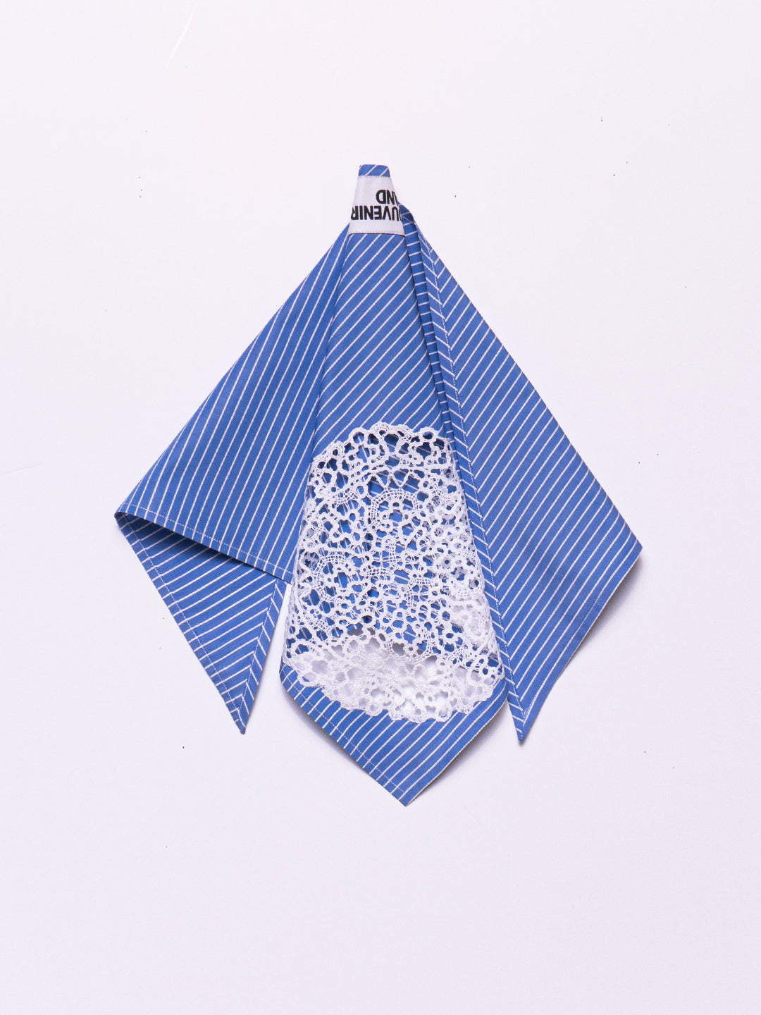 LACE INLAY STRIPE SCARF