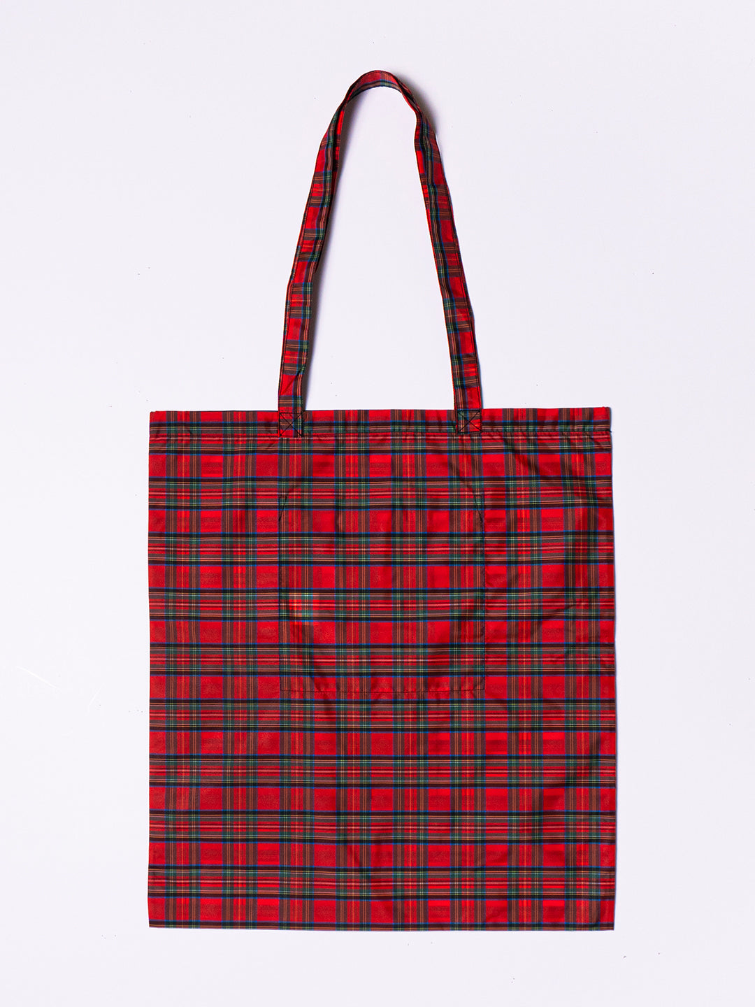 RED TARTAN TOTE