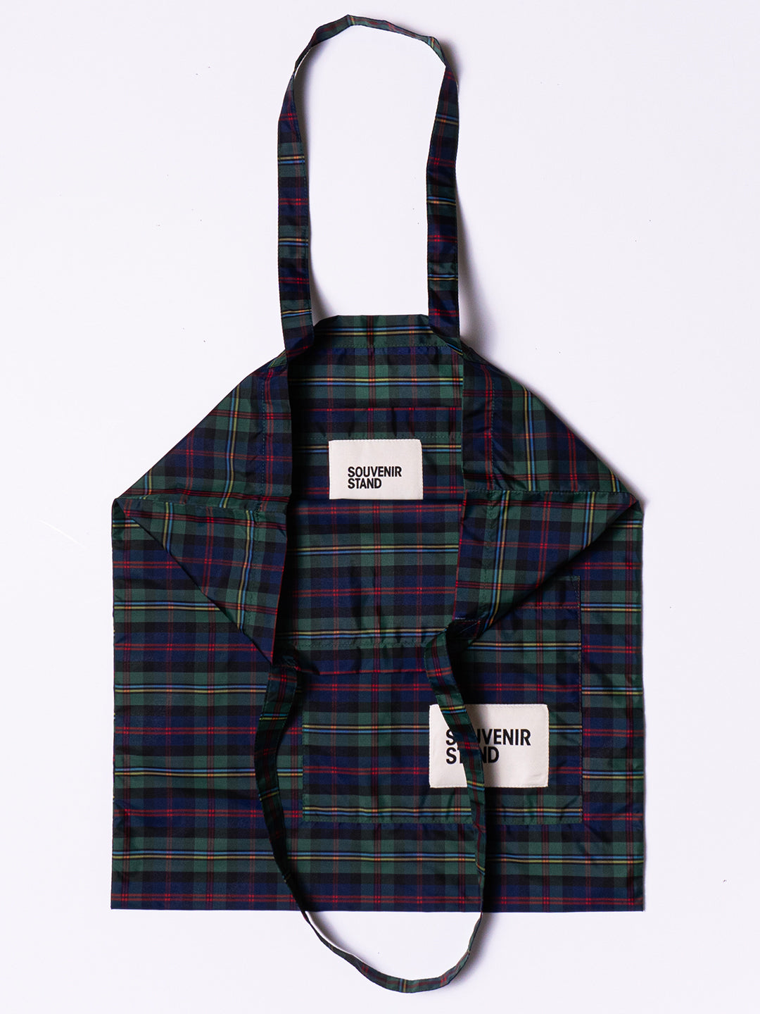 GREEN TARTAN TOTE