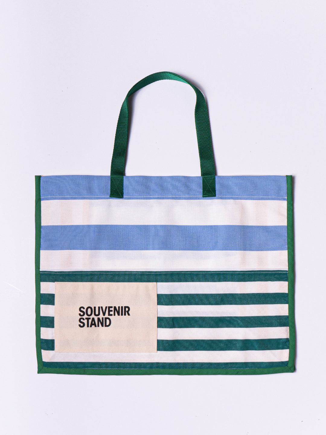 DECKCHAIR STRIPE BOX TOTE