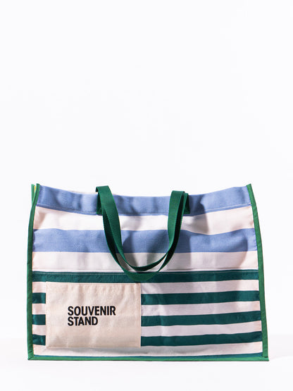 DECKCHAIR STRIPE BOX TOTE