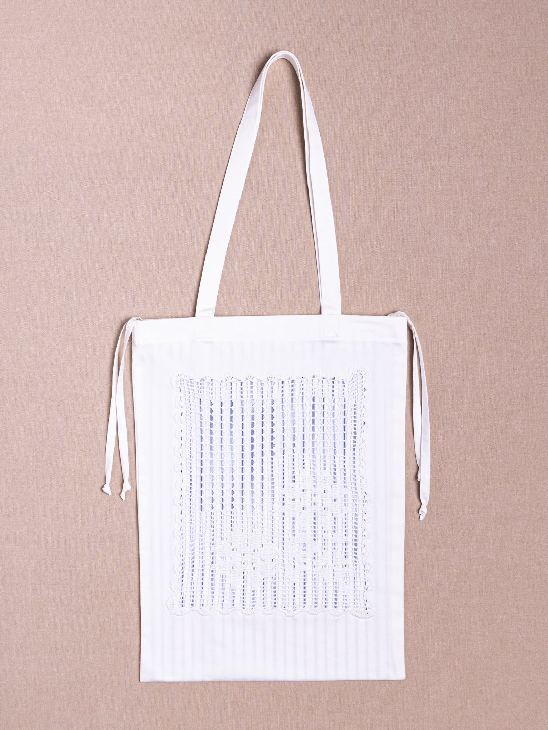 COTTON LACE TOTE