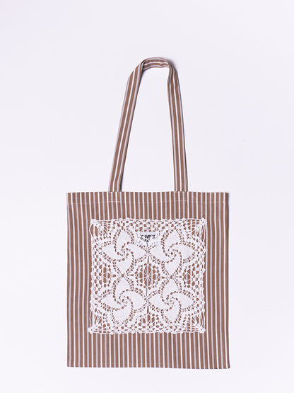 POPLIN LACE TOTE