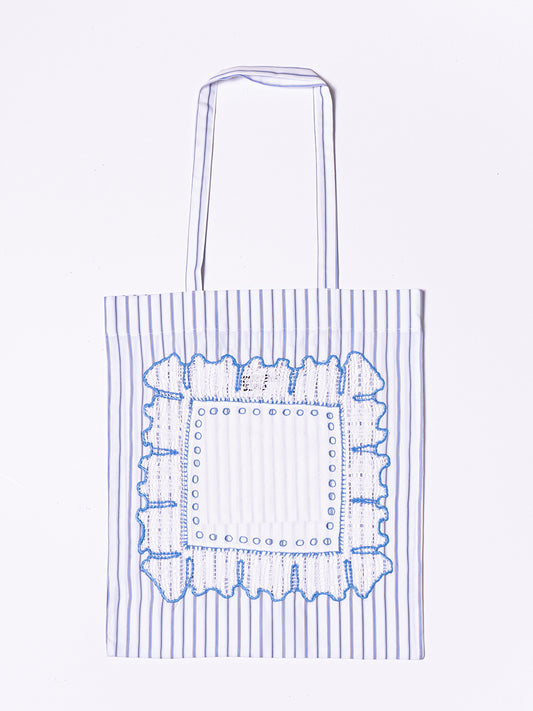 POPLIN LACE TOTE