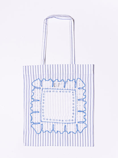 POPLIN LACE TOTE