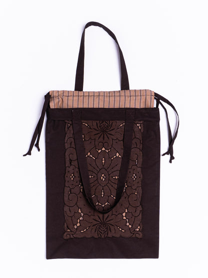 POPLIN LACE TOTE