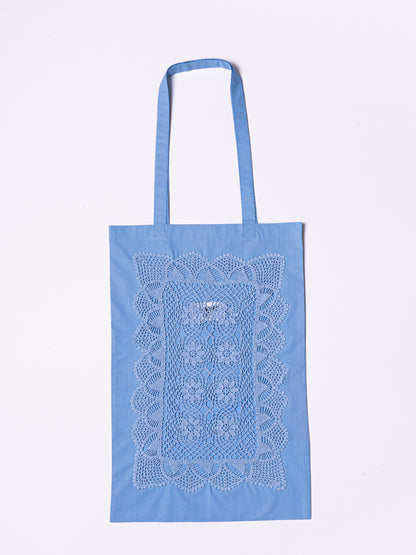 POPLIN LACE TOTE