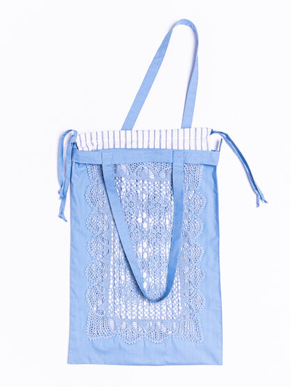 POPLIN LACE TOTE