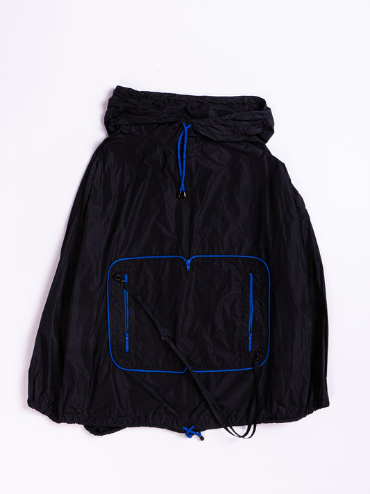 BLACK ANORAK / BAG