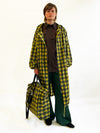 YELLOW TARTAN PARKA / BAG