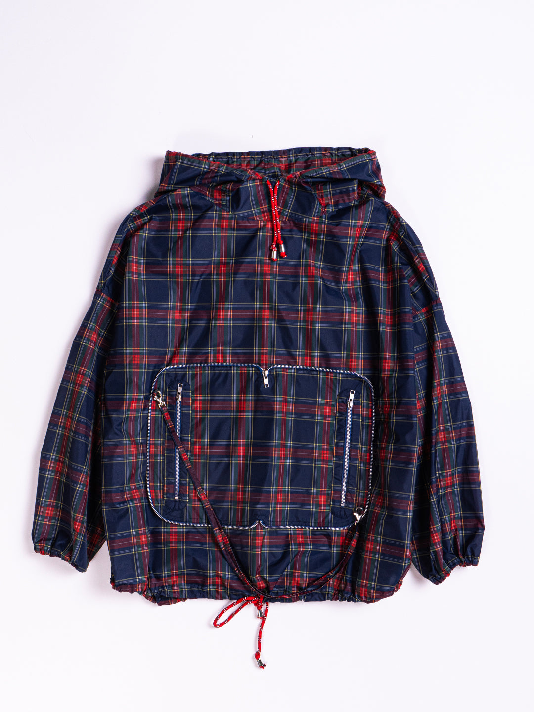 BLUE TARTAN ANORAK / BAG