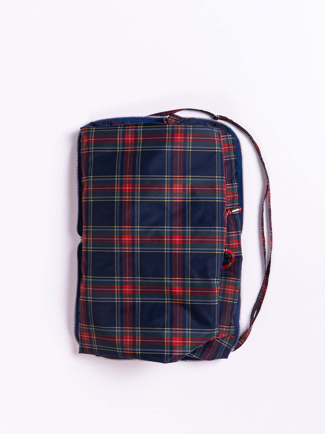 BLUE TARTAN ANORAK / BAG