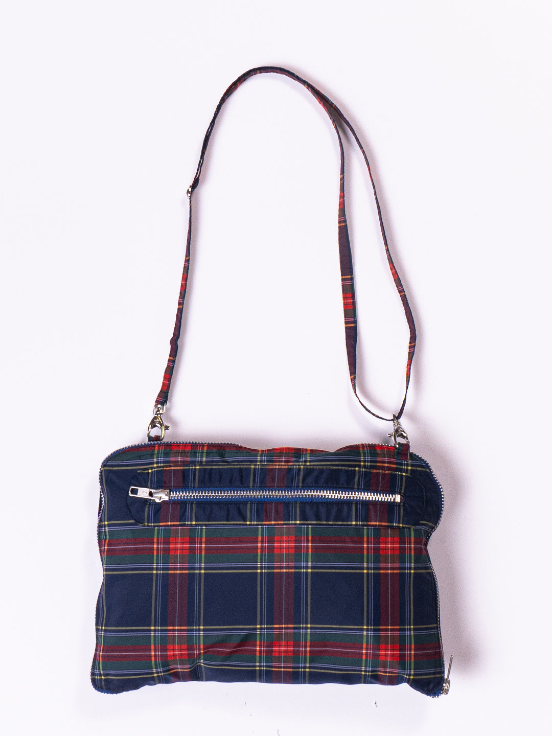 BLUE TARTAN ANORAK / BAG