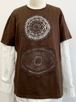 UPCYCLED T-SHIRT BROWN