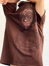 UPCYCLED T-SHIRT BROWN