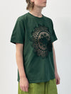 UPCYCLED T-SHIRT DARK GREEN